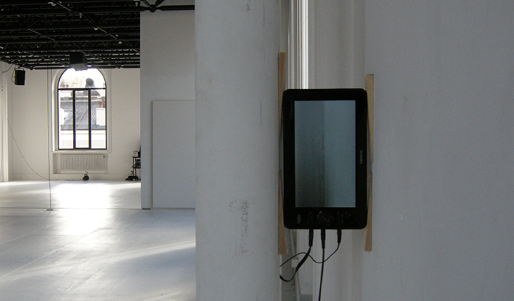 habitation imaginaire #4, dispositif vidéo.